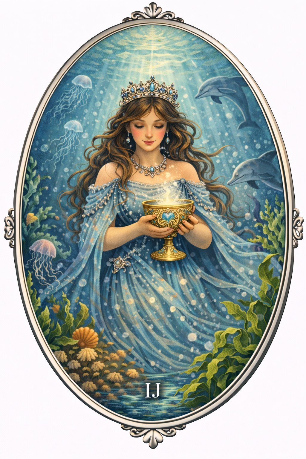 Carte archétype La Reine des Coupes